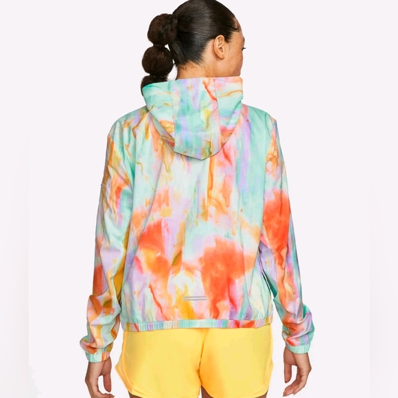 Women's Nike Colorful Tie-Dye Hooded Jacket Size XL - Picture 2 of 4